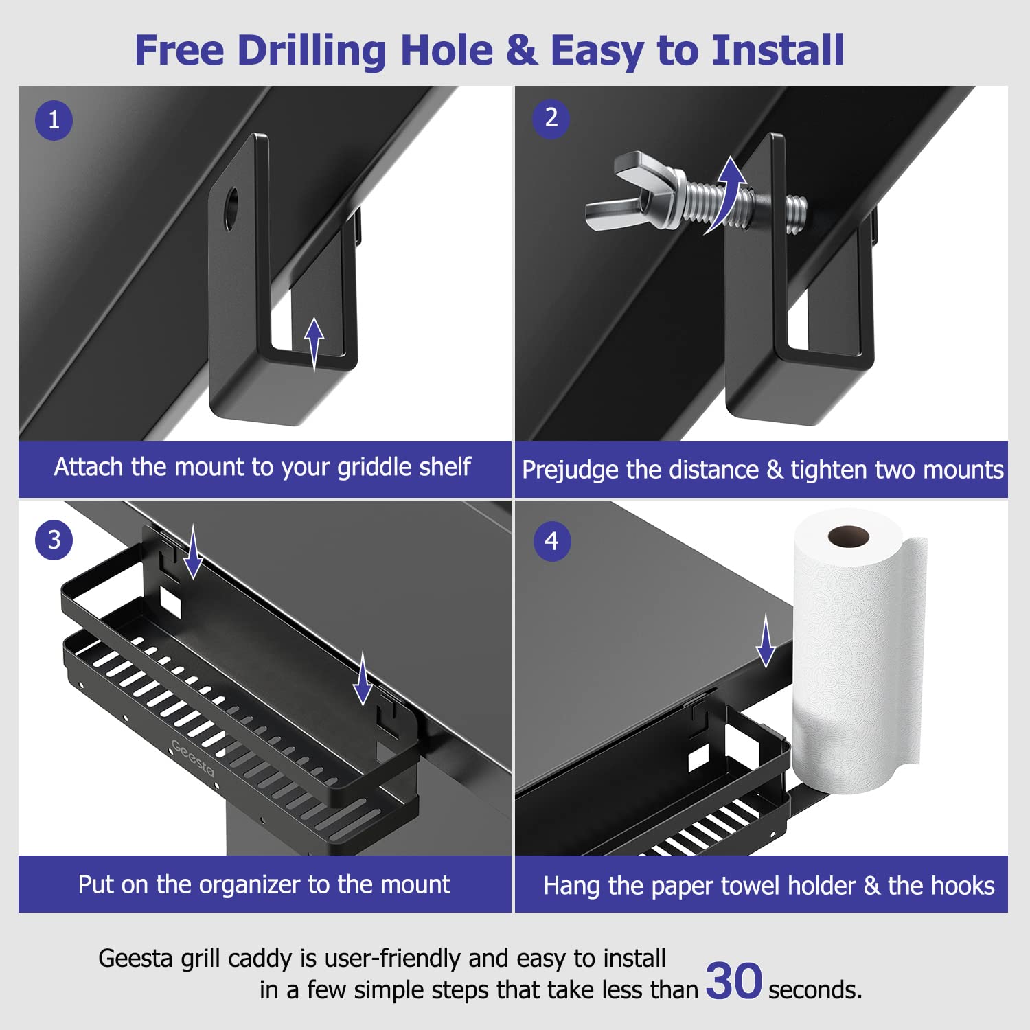 Geesta Upgraded Griddle Caddy for 28
