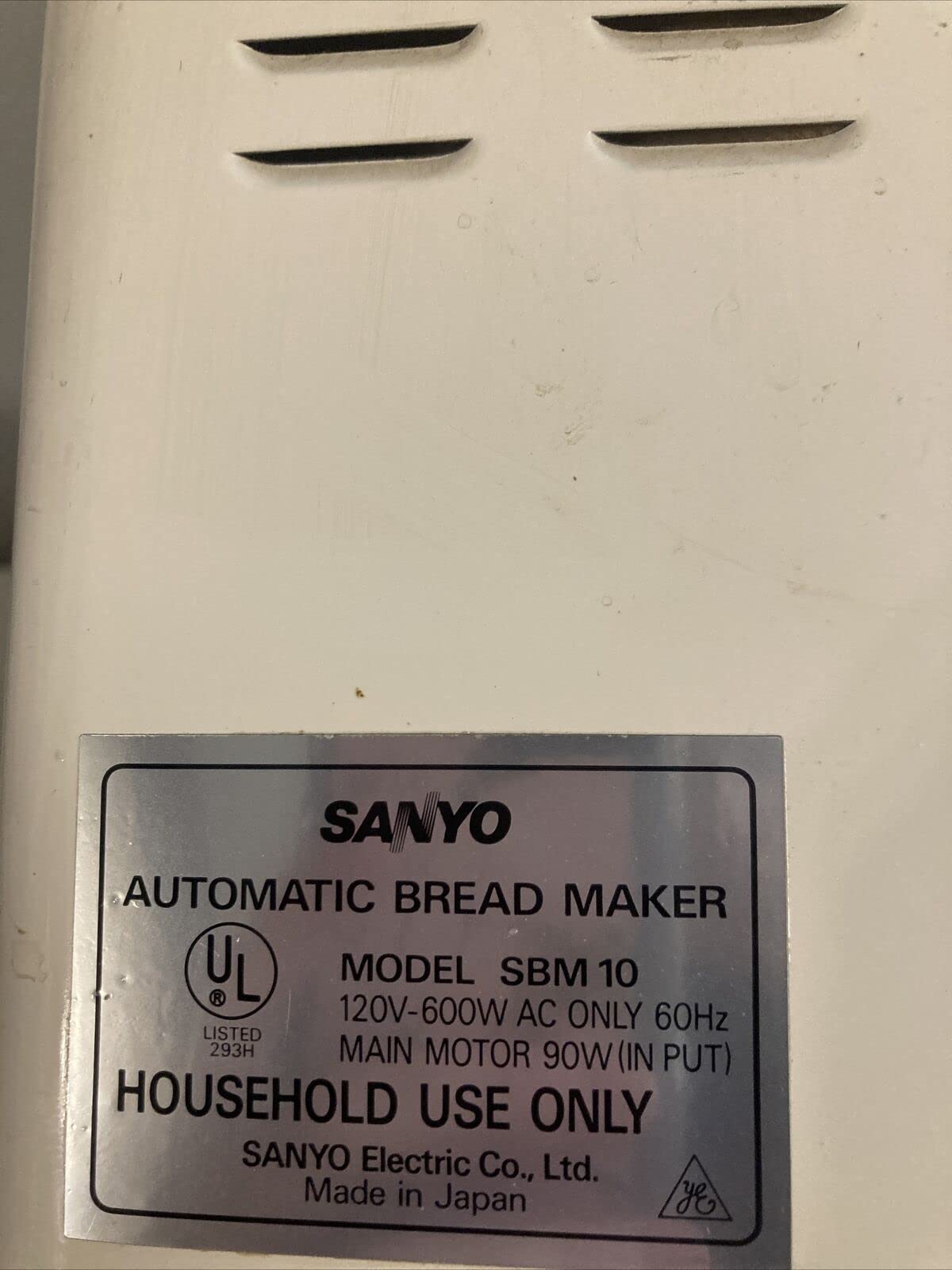 Original Paddle Replacement for Sanyo Bread Maker Models SBM-10 SBM-11 SBM-12 SBM-15 - Compatible Mixing Blade for Baking Bread, Dough, and Pastries at Home