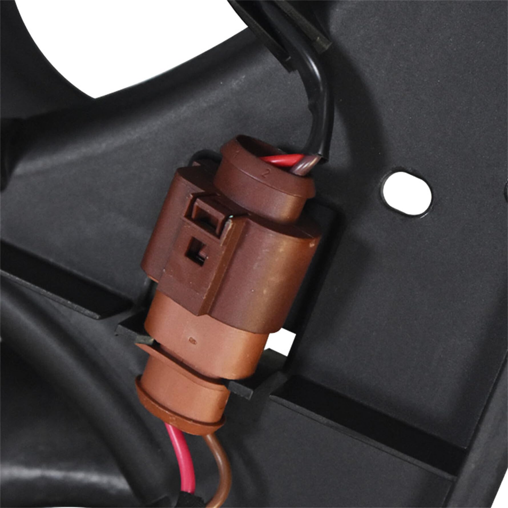 Engine Cooling Fan & Radiator Condenser Replacement for VW Beetle 2012-2013, Golf 2010-2013, Passat 2012-2013, Rabbit 2006-2009 - Compatible with 2.0L & 2.5L Engines - OEM Part Numbers VW3120100 & 1K0959455ET - Perfect for Overheating Prevention & AC System Repair