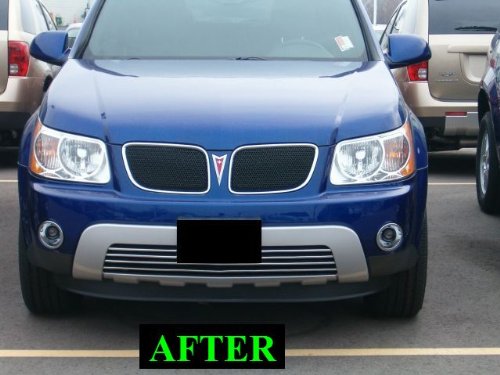 Chrome Grille Grill Kit for Pontiac Torrent 2005-2009 - Perfect Fit for 2006 2007 2008 Models - Upgrade Your Car's Front Look for a Sleek & Stylish Appearance