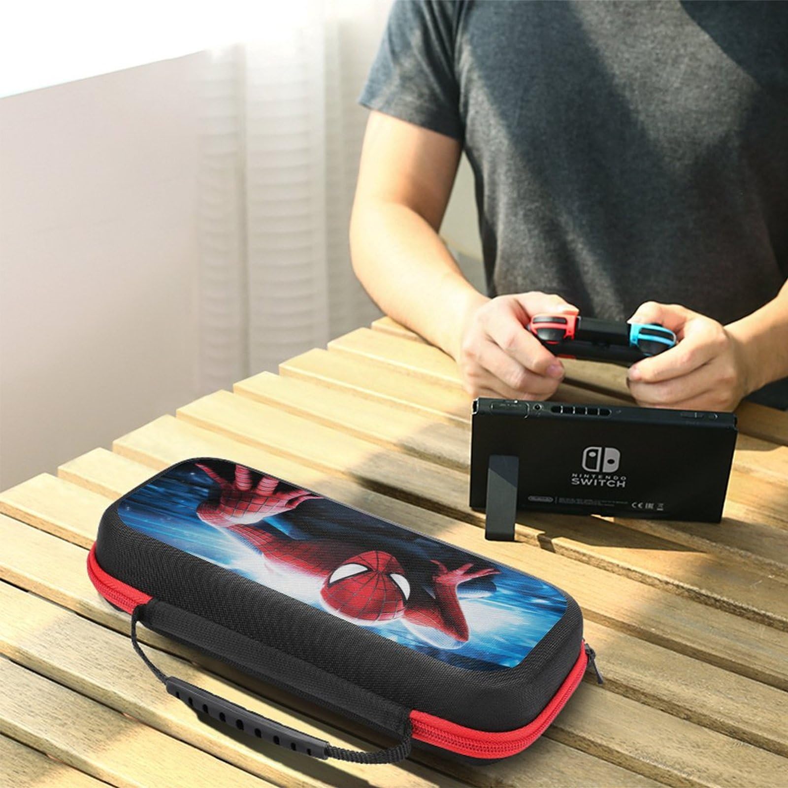 Premium Nintendo Switch OLED Case - Durable Protective Travel Carrying Case for Nintendo Switch & Switch OLED with Extra Storage Space | Perfect for Gaming On-The-Go, Travel Protection & Accessories Organization (Style12)
