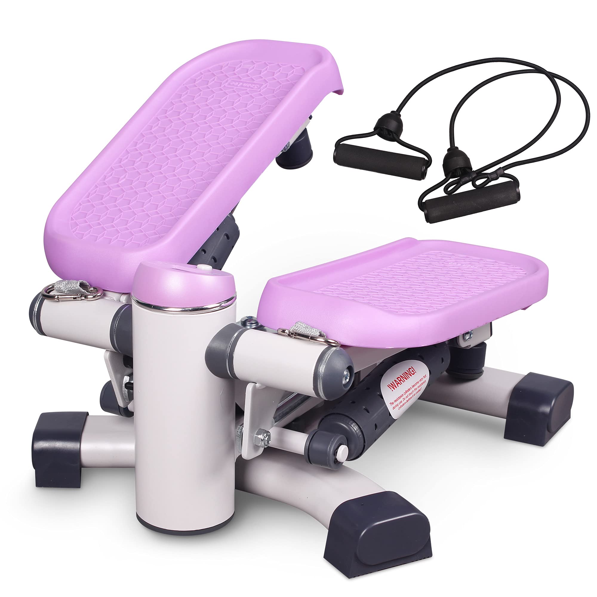 LeikeFitness ST6600 Premium Portable Stair Stepper & Waist Twister - LCD Display Home Gym Equipment for Cardio & Toning - Perfect for Small Spaces, Office Workouts & Home Fitness
