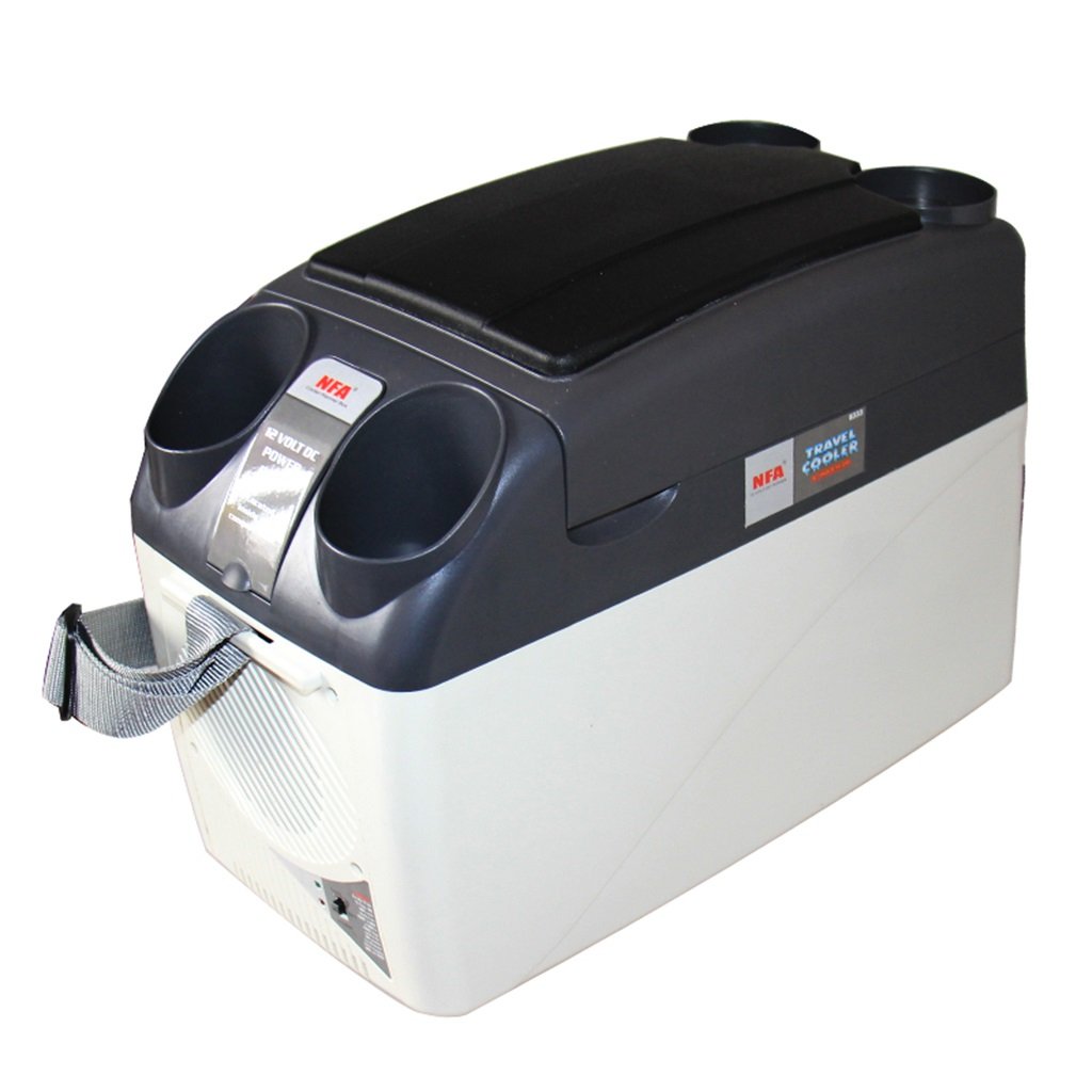 Peaceip 12L Portable Car Refrigerator & Freezer - 12V/220V Dual Power Mini Fridge for Road Trips, Camping & Outdoor Adventures (Car Size)