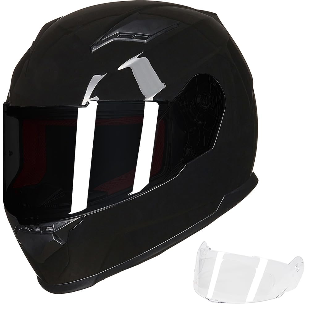 ILM Full Face Snowmobile & Motorcycle Helmet for Men & Women - DOT Certified Dual Sport Helmet with Pinlock Anti-Fog Shield (Model 817) - Perfect for Winter Riding, Off-Road Adventures & Street Biking