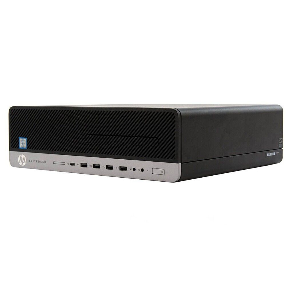 HP EliteDesk 800 G4 SFF Desktop PC - Intel Core i5-8500 8th Gen Hexa-Core up to 4.1GHz, 16GB DDR4 RAM, 256GB NVMe SSD, Windows 11 Pro - Perfect for Home Office, Business Workstations & Digital Content Creation