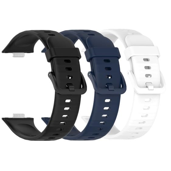Huawei Watch Fit 3 Bands - 3 Pack Silicone Strap for Sports & Fitness