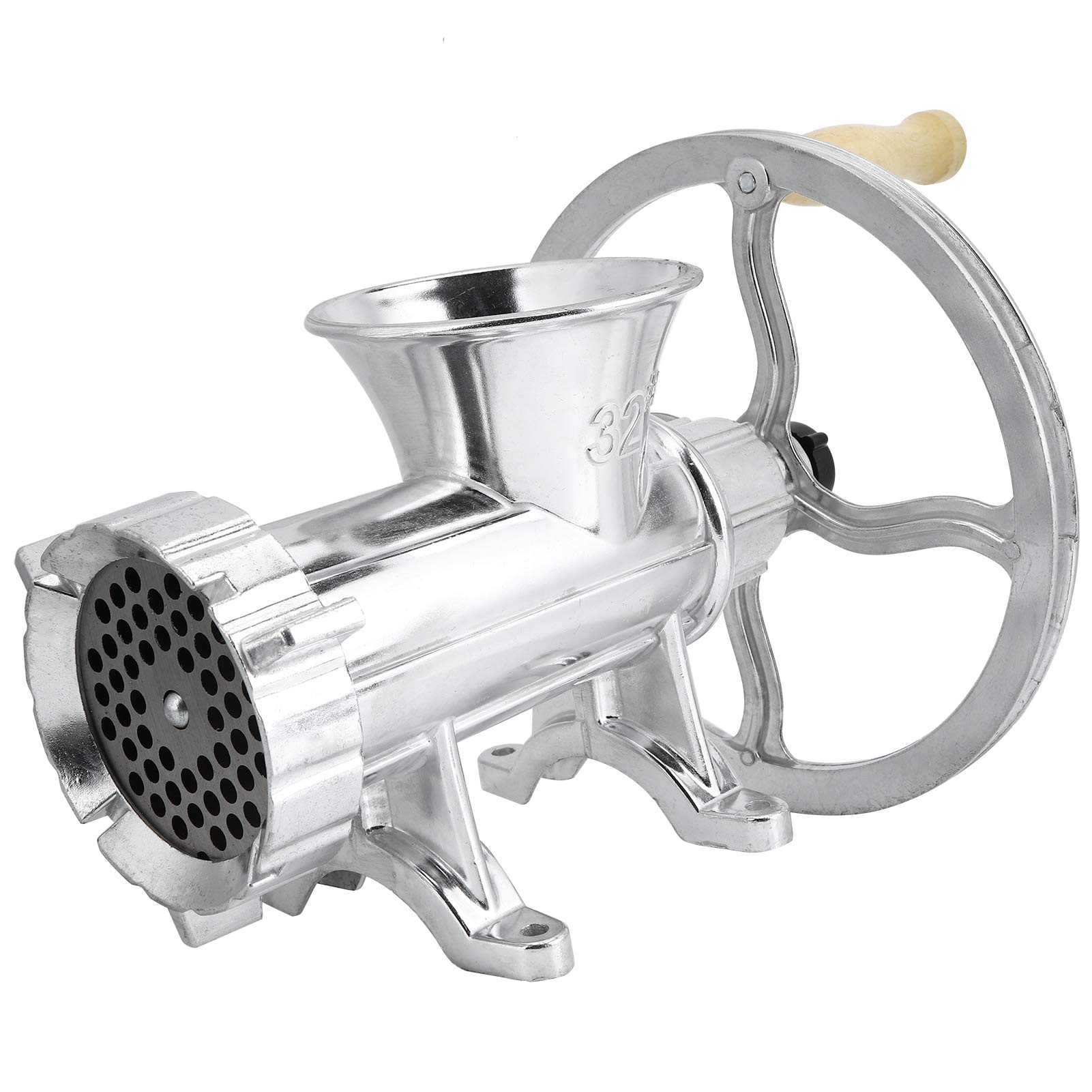 Hand Operated Meat Grinder & Sausage Stuffer - Aluminum Alloy Manual Meat Mincer for Beef, Pork, Chicken, Spices & Pepper - Easy to Clean Kitchen Food Processor for Homemade Sausages, Burgers & Meatballs | Perfect for Camping, BBQ & Home Cooking