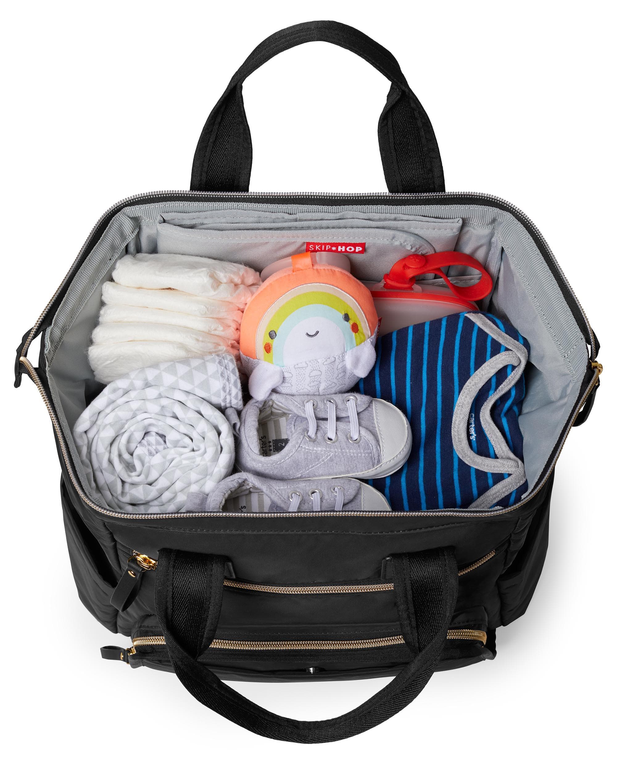 Skip Hop Mainframe Wide Open Changing Backpack - Stylish & Functional Diaper Bag for Parents - Perfect for Travel, Daycare & On-the-Go Baby Essentials