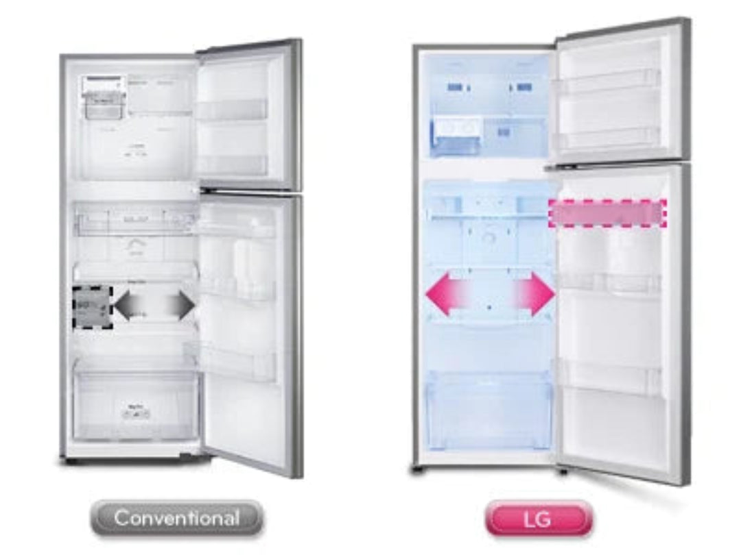 LG GNB 732L 18.6 Cu. Ft. Top Freezer Refrigerator - Stainless Steel, Energy Star Certified for Home & Kitchen Use