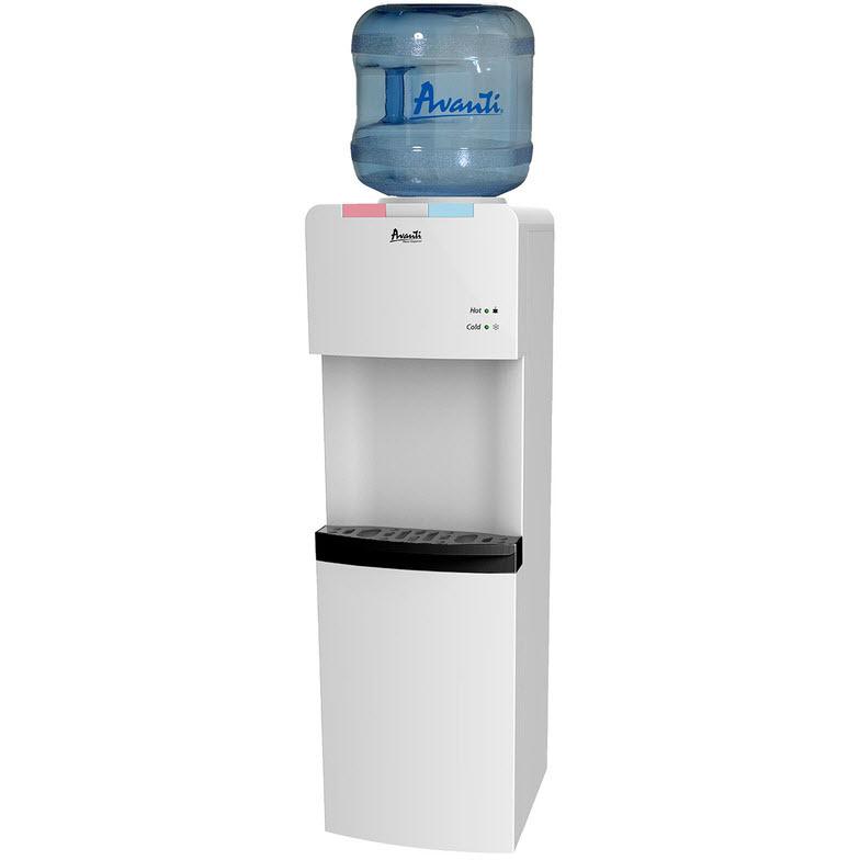 Avanti WDHC770I0W Freestanding Water Cooler Dispenser - Hot & Cold Water Options for Home or Office Use