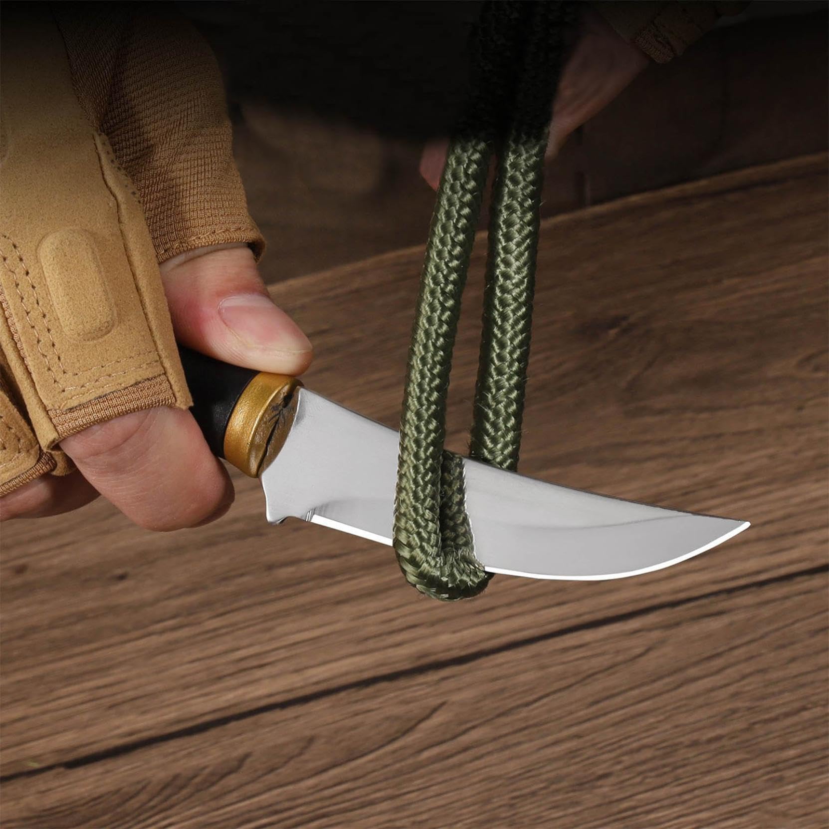 Multipurpose Outdoor Portable Fruit Knife with Sheath - Stainless Steel Camping, BBQ & Kitchen Utility Knife for Hiking, Picnics & Home Use