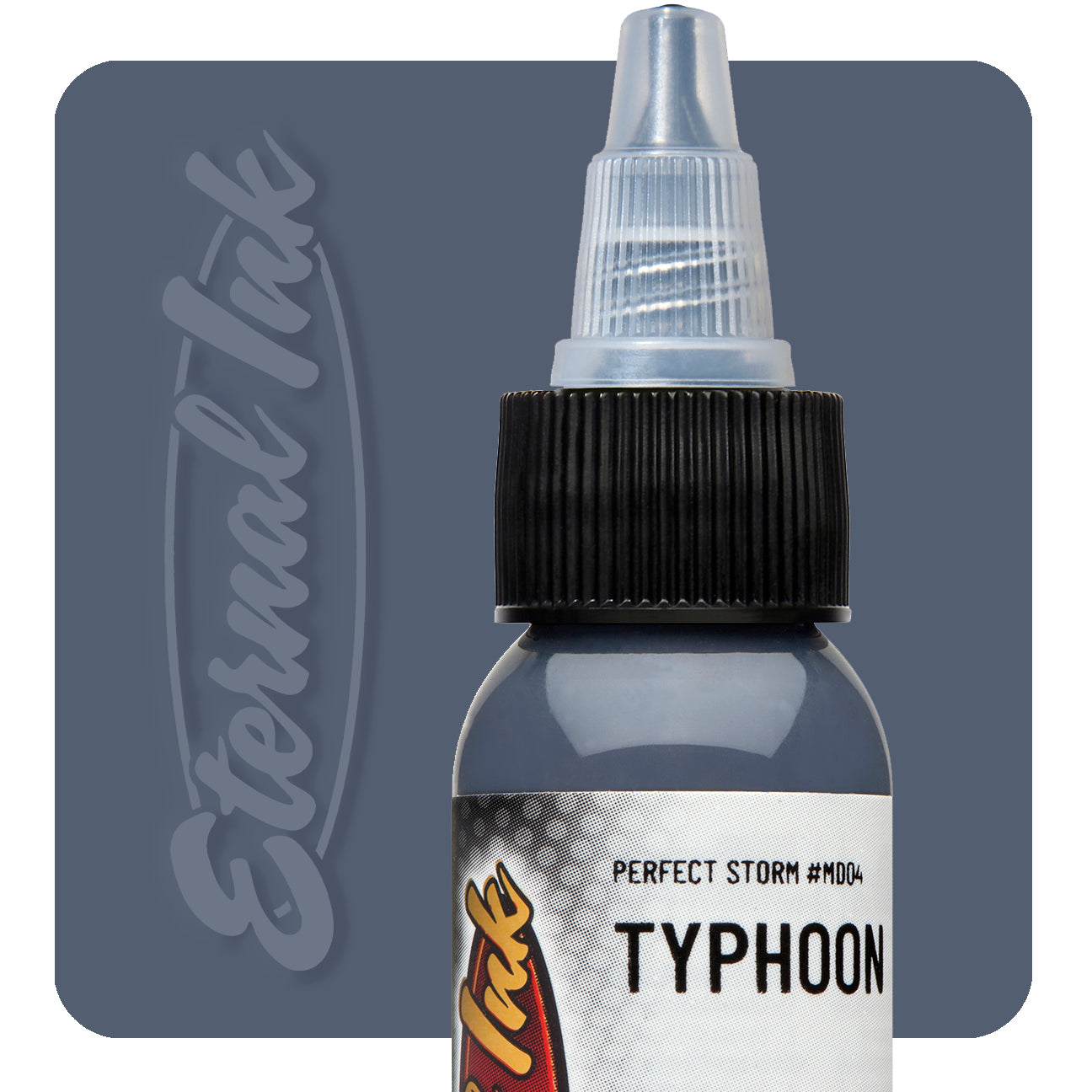 Eternal Perfect Storm Typhoon Ink 1oz - Premium Tattoo Ink for Professional Artists - Ideal for Tattooing, Body Art & Permanent Makeup