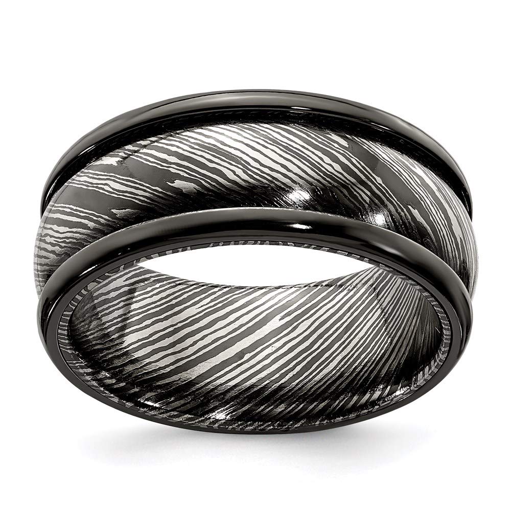 Men's Titanium Wedding Band Ring - 1mm Gray Tri Dome Engagement Ring for Him, Durable & Lightweight Fine Jewelry Gift - Perfect for Proposals, Anniversaries & Special Occasions