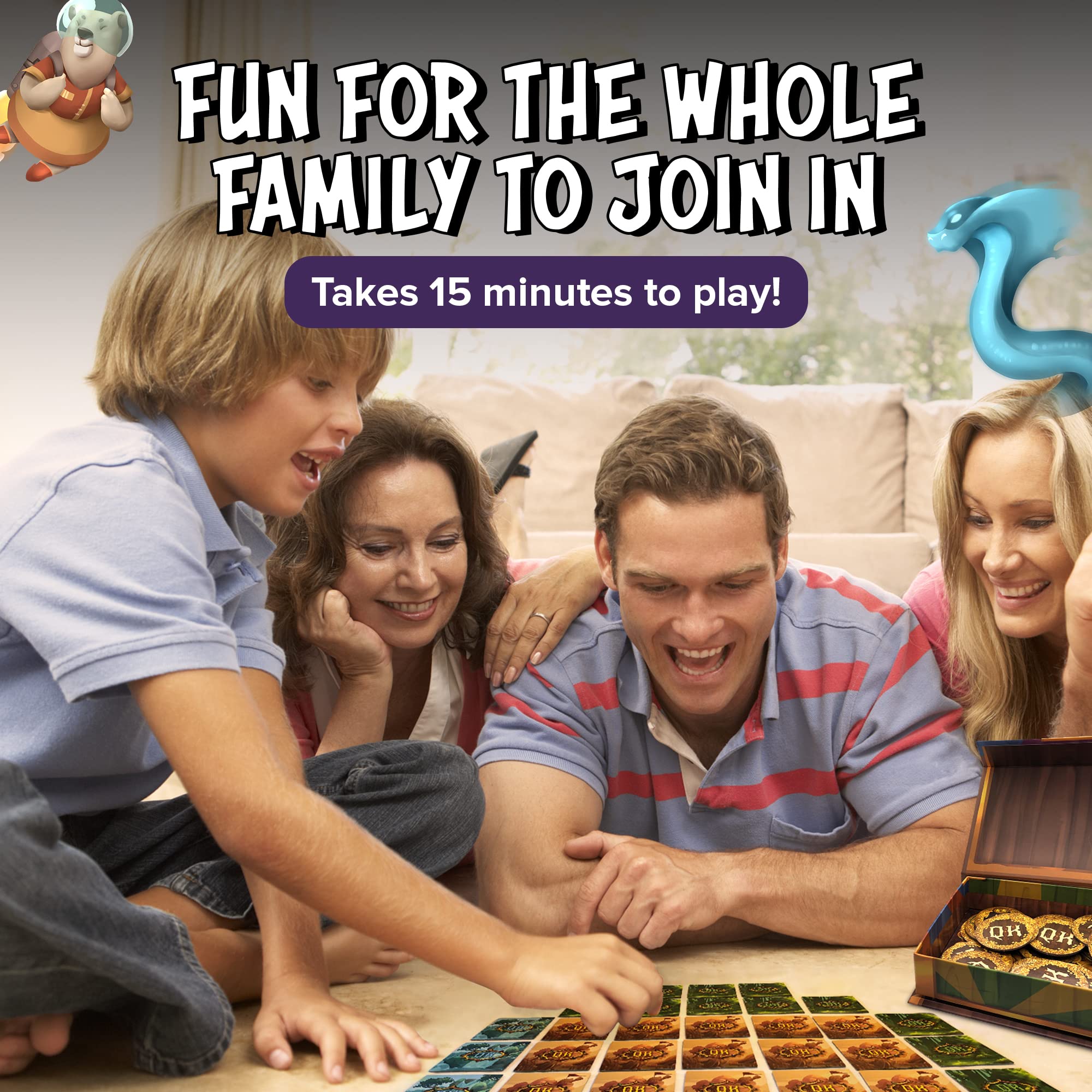 Fantasy Adventure Memory Matching Game for Kids Ages 3+ | Educational Strategy & Concentration Card Game | Family Game Night & Preschool Learning Activity