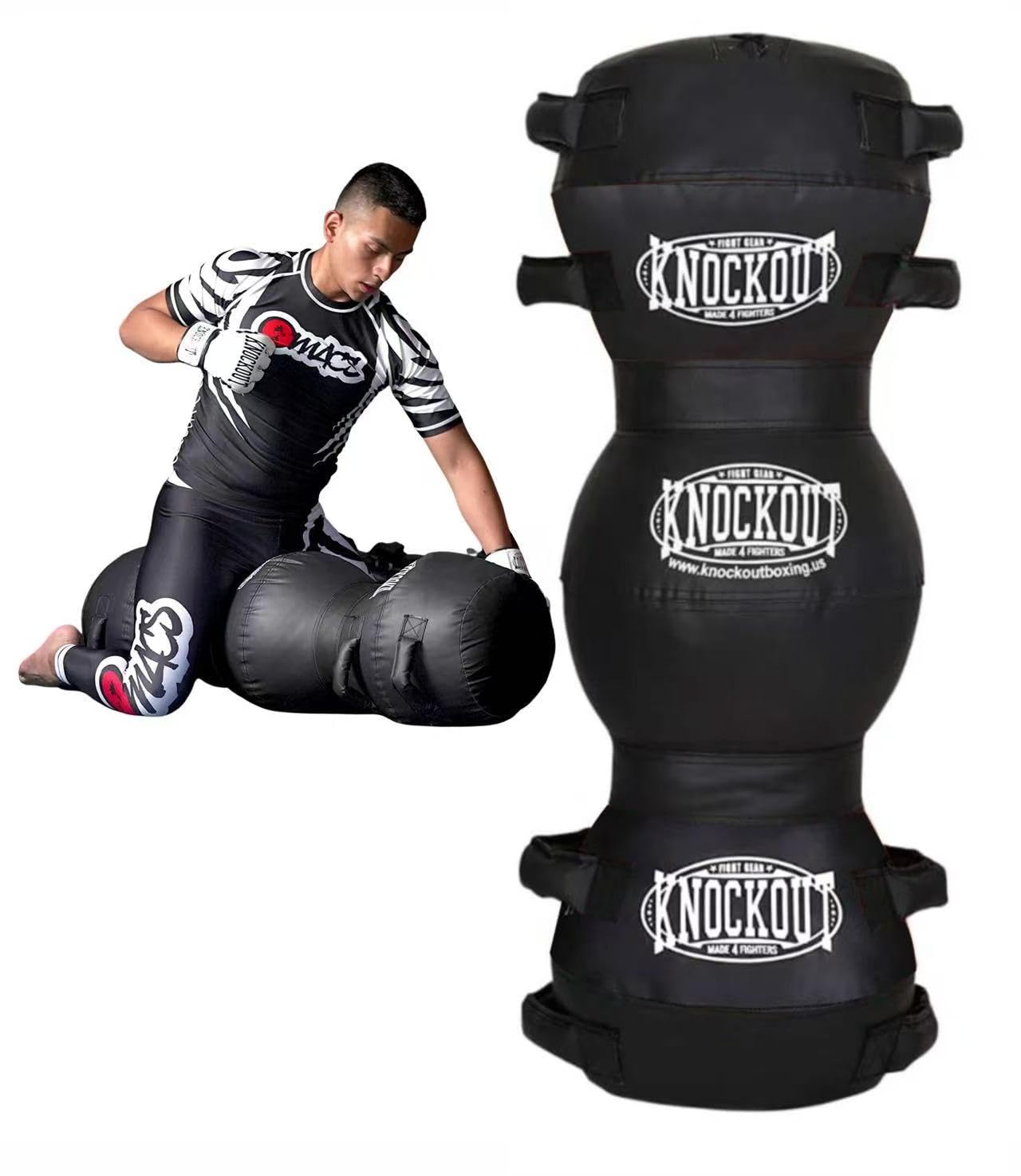 Premium MACS Filled Grappling Dummy for MMA, BJJ, Wrestling & Kickboxing Training - 45lbs & 25lbs Options for Adults & Kids - Perfect for Home Gym, Martial Arts Practice & Combat Sports Drills (Ready to Use)