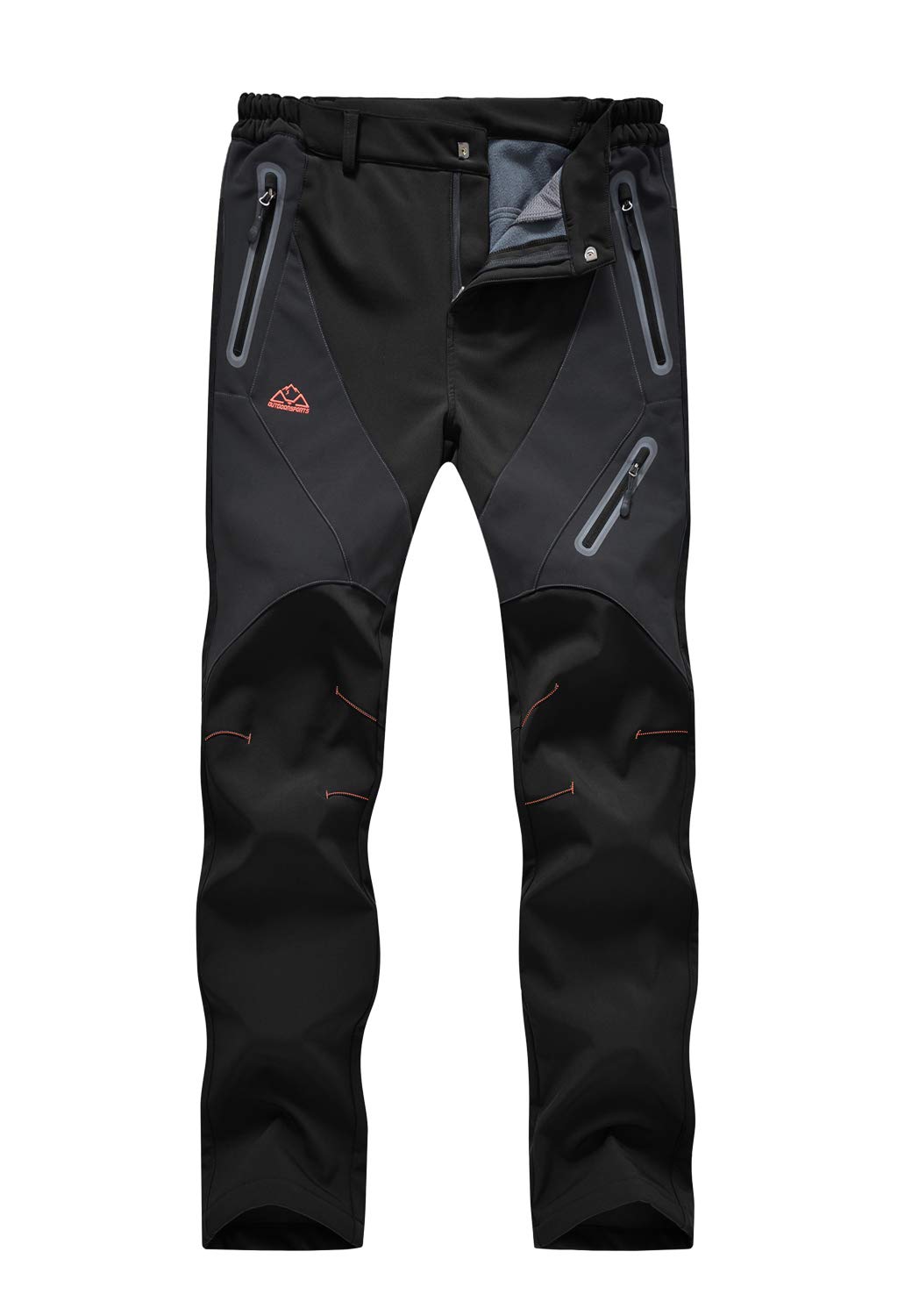 YSENTO Women's Insulated Snow Pants - Waterproof Windproof Fleece-Lined Winter Ski Pants for Hiking & Snowboarding - Warm Thermal Cargo Pants for Outdoor Activities