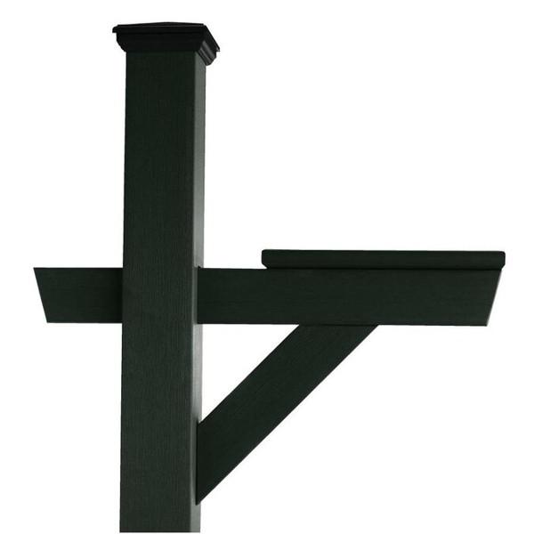 Durable Outdoor Hazleton Mailbox Post - Heavy Duty Steel Mailbox Stand with Anti-Rust Coating for Residential & Commercial Use - Perfect for Driveway, Garden, and Front Yard Installation