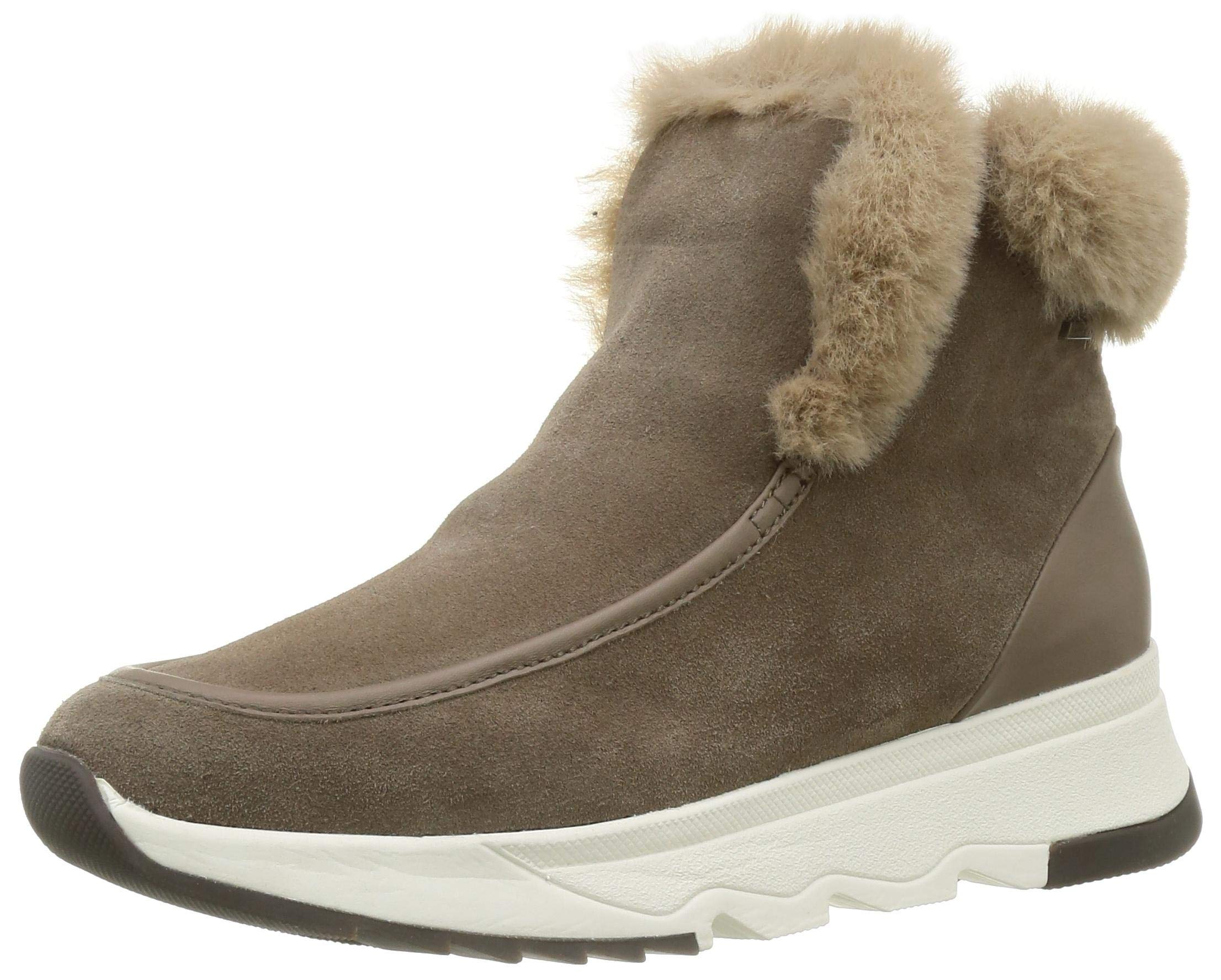 Geox Women's Falena Ankle Boots - Comfortable & Stylish Leather Booties for Fall & Winter | Perfect for Work, Travel & Casual Outfits