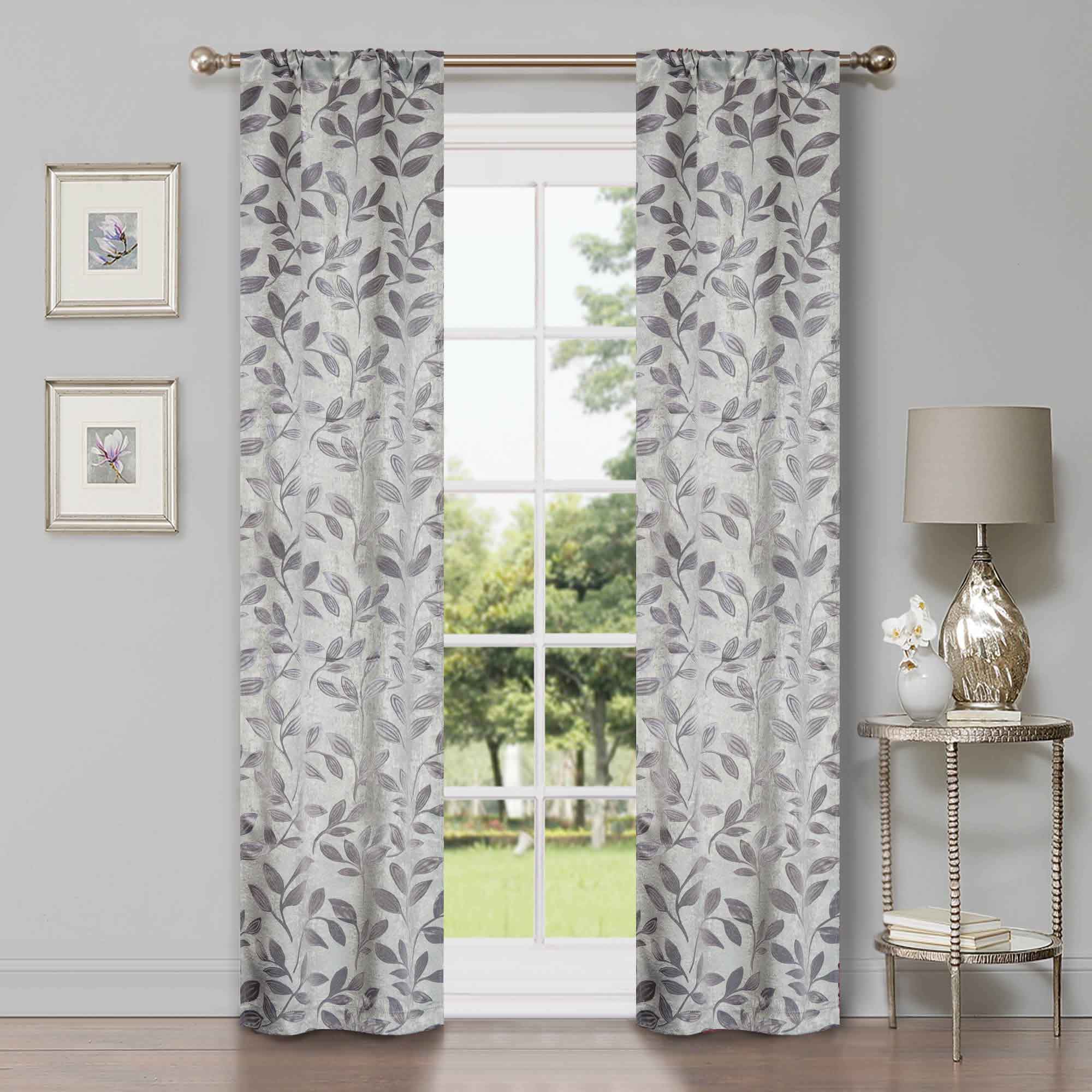 Blackout Curtains with Rod Pocket - Set of 2 Panels for Complete Room Darkening | Perfect for Bedrooms, Nurseries & Home Theater Light Blocking