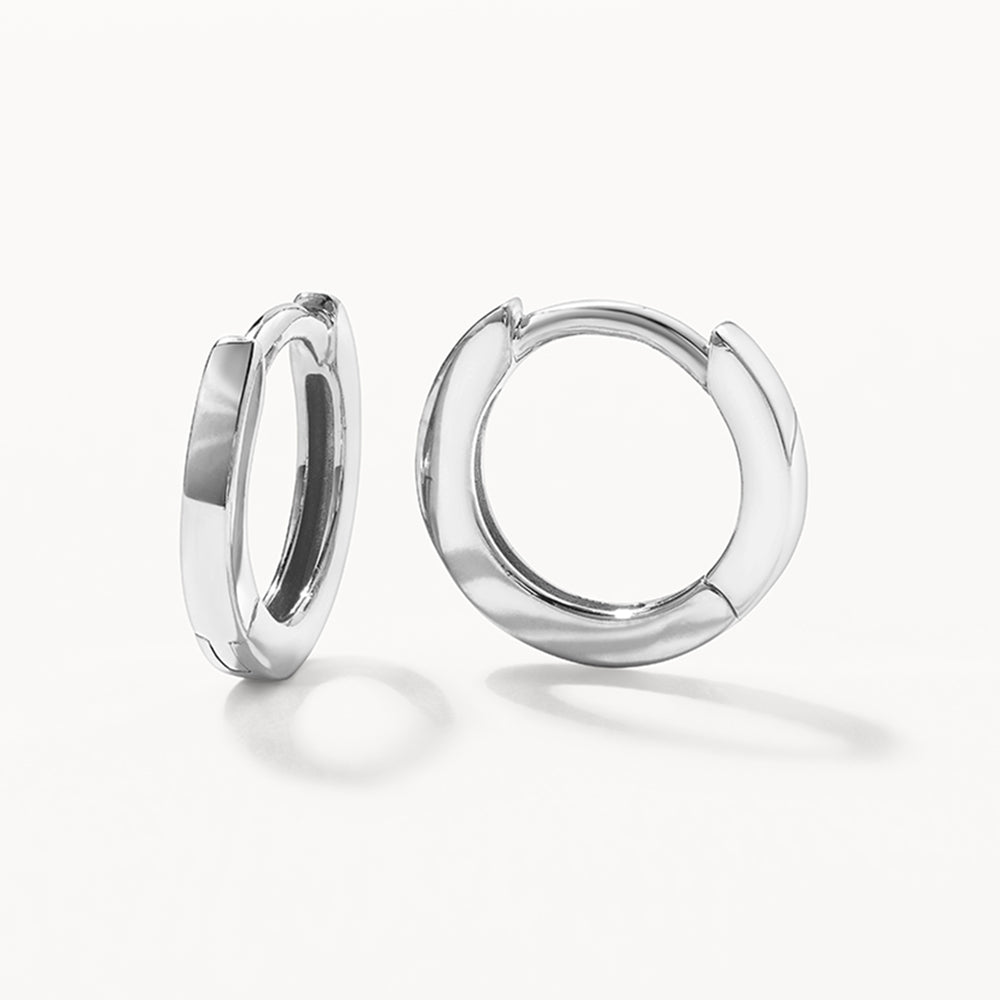 Mini Huggie Hoop Earrings in Sterling Silver - Perfect for Everyday Wear & Gifts