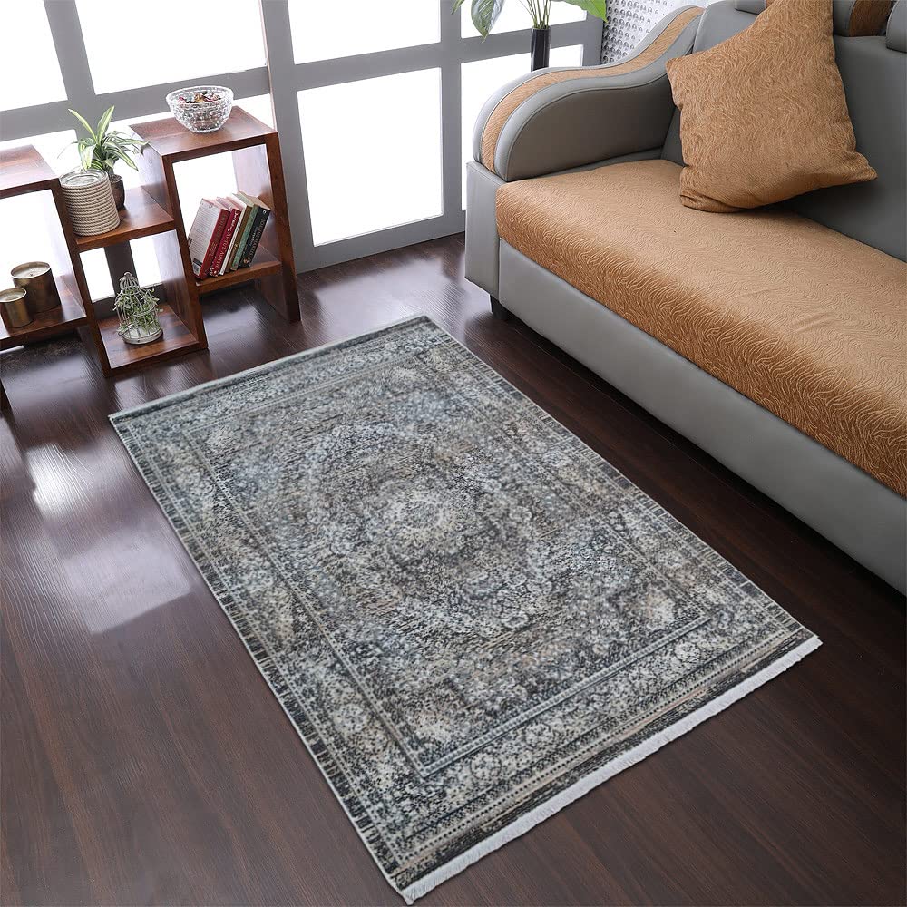 Machine Made Polyester Area Rugs 5'x7'10