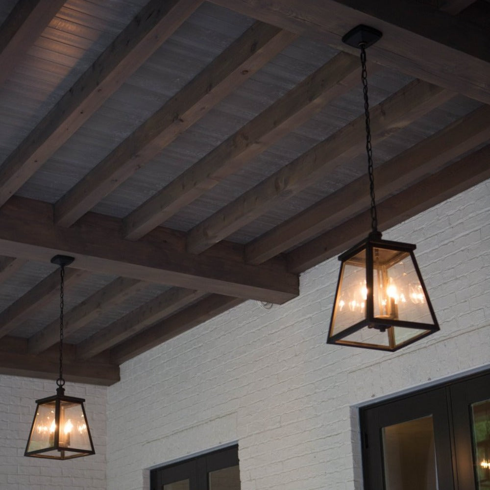Carter Outdoor Hanging Lantern - Waterproof LED Solar Light for Patio, Garden, Porch & Backyard - Perfect for Camping, BBQ Parties & Romantic Nights