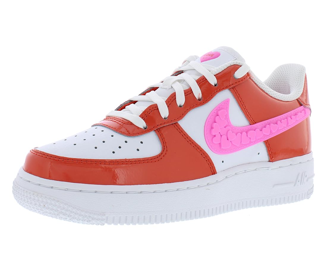 Nike Air Force 1 GS Girls' Sneakers - Lightweight Comfortable Basketball Shoes for Kids - Perfect for School, Sports & Casual Wear