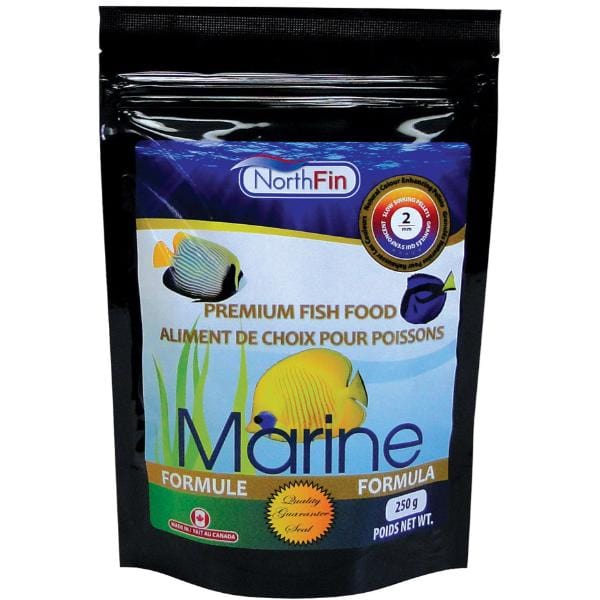NorthFin Marine Formula Premium Fish Food - High Protein Pellets for Saltwater & Reef Aquarium Fish - Ideal for Clownfish, Tangs, Angelfish & Coral Nutrition