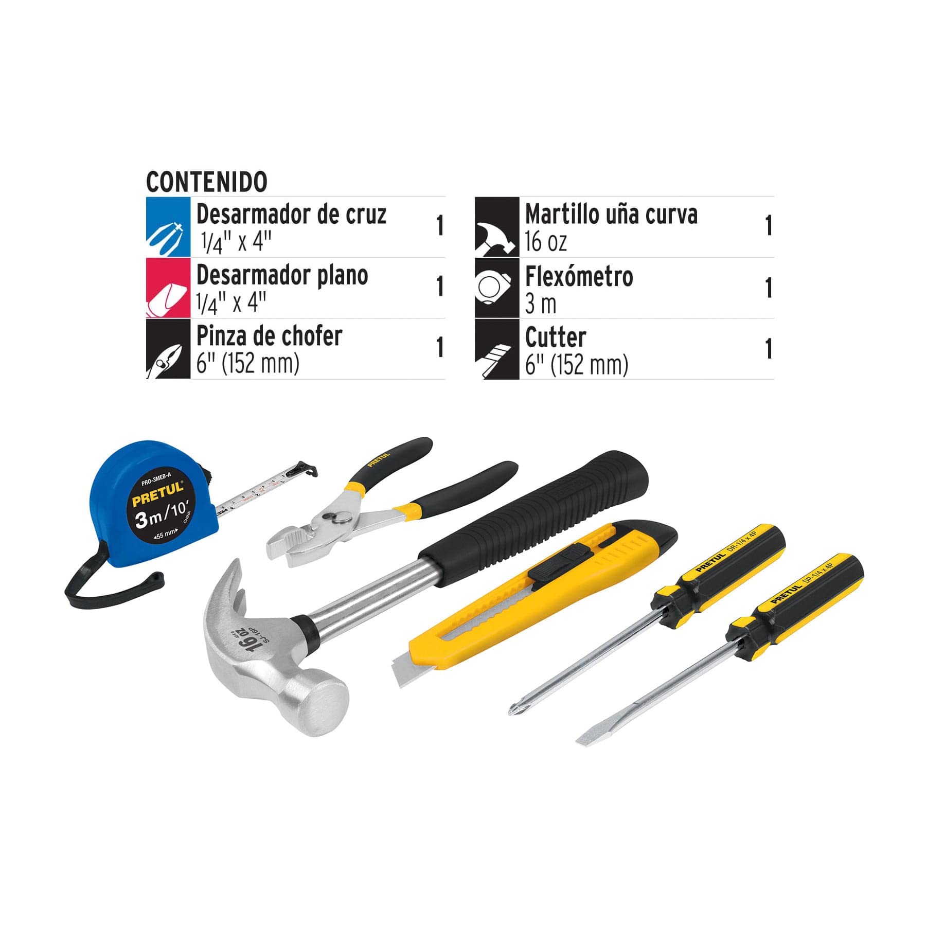 6-Piece Pretul Home Game Tools Set - Perfect for Family Game Nights, Parties & Indoor Entertainment