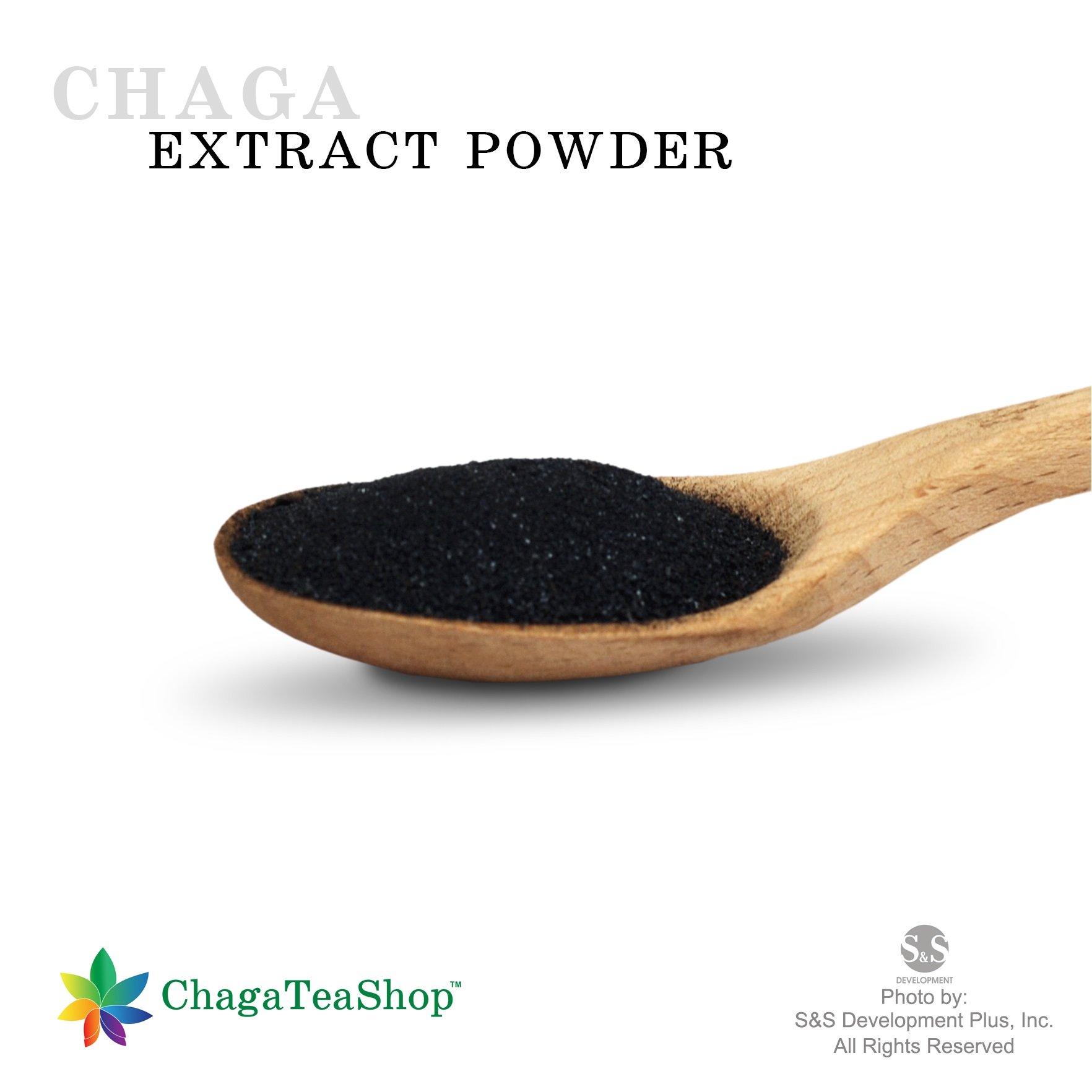 Organic Siberian Chaga Mushroom Extract Powder - 1 lb (453g) Immune Support Supplement - Antioxidant Rich Superfood for Tea, Coffee & Smoothies - Wild Harvested from Siberian Forests