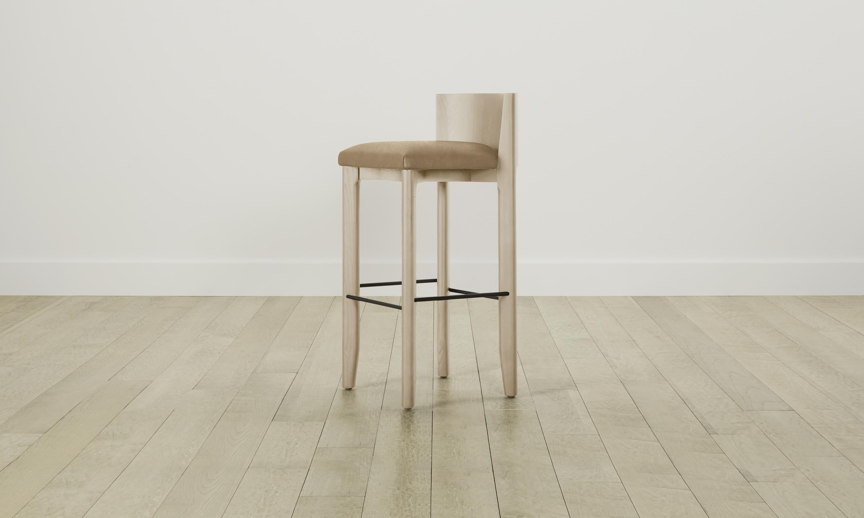 Premium Tuscan Leather Bar & Counter Stool - The Delancey - Modern Kitchen & Dining Room Stool for Home, Bar, and Restaurant Use