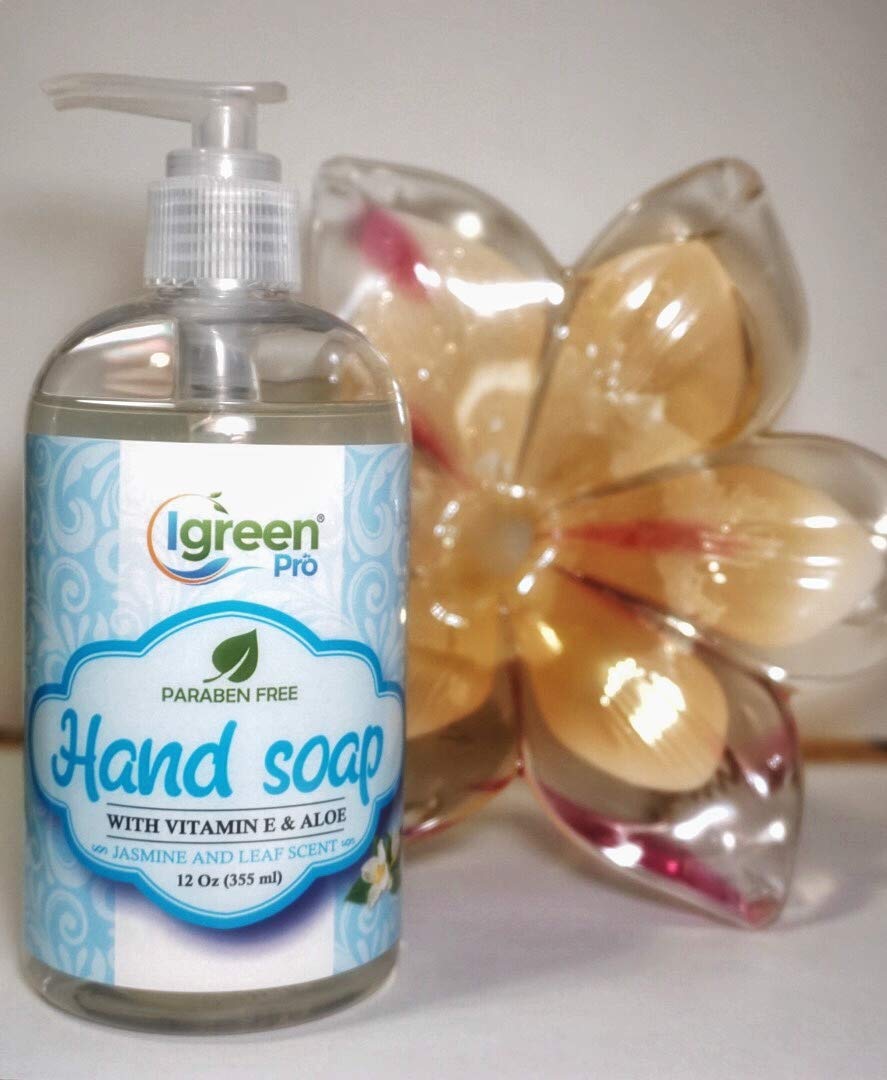 Natural Liquid Hand Soap for Daily Use - Moisturizing & Antibacterial - Perfect for Kitchen, Bathroom & Office (12oz)