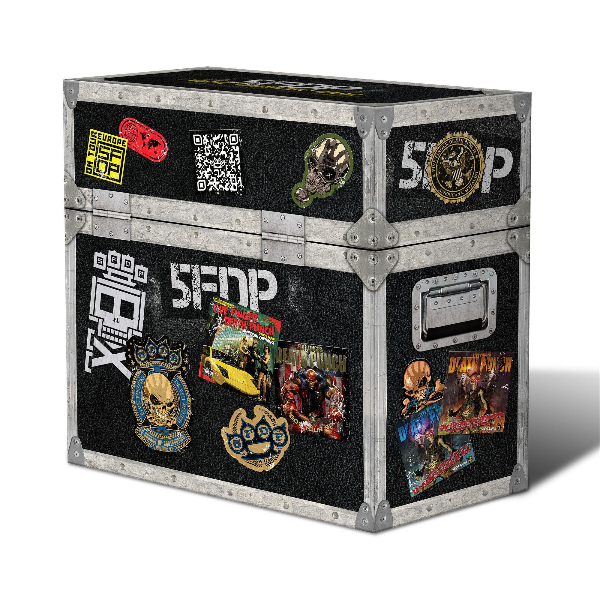 5FDP Limited Deluxe Vinyl Box - Heavy Duty Vinyl Record Carrying Case for Music Collectors | Perfect for Storage, Travel & Concert Merchandise