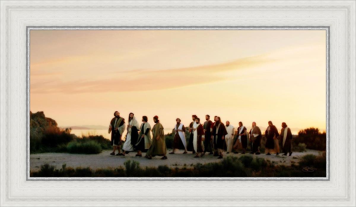 Follow Him - Christian Bible Verse Wall Art for Home & Church Decor - Perfect for Living Room, Bedroom, and Sunday School Inspirational Decorations