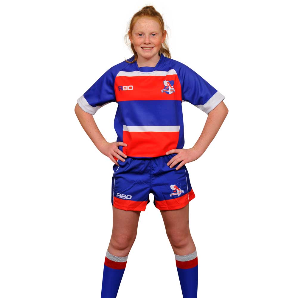 Girls and Women's Rugby & League Playing Strips - Breathable Sports Jerseys for Training & Matches - Perfect for Rugby, Touch Football, and Team Sports