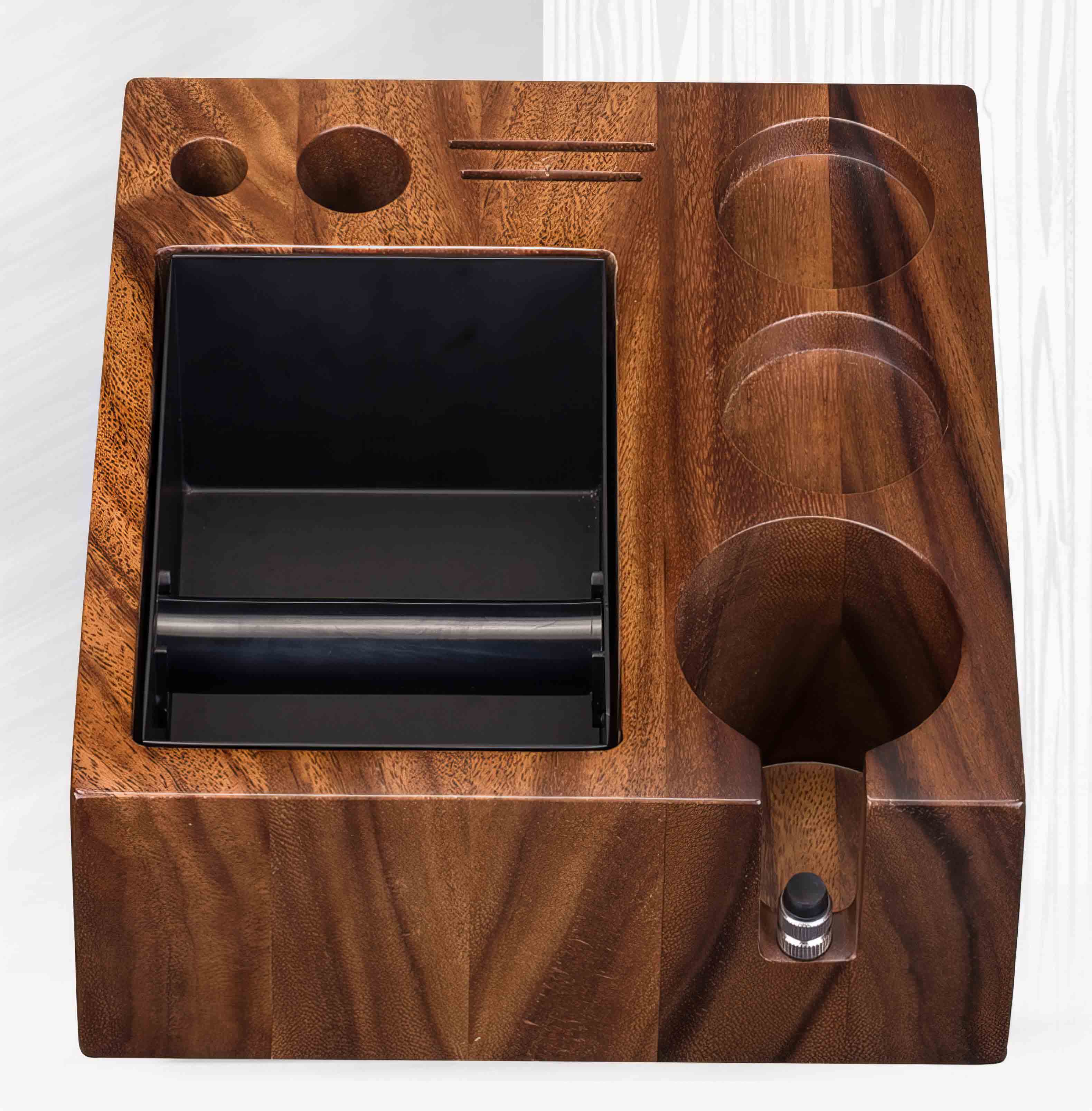 Premium Espresso Coffee Organizer Box - Barista Storage Solution for Coffee Pods, Capsules & Accessories - Perfect for Home, Office or Coffee Shop Use