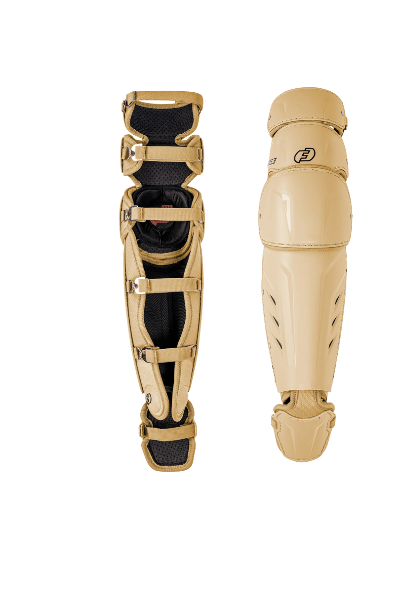 FORCE3 XS3® Pro Leg Guards - Intermediate Baseball & Softball Catcher's Gear for Youth & Adult Players - Perfect for Training, Games & Practice Sessions