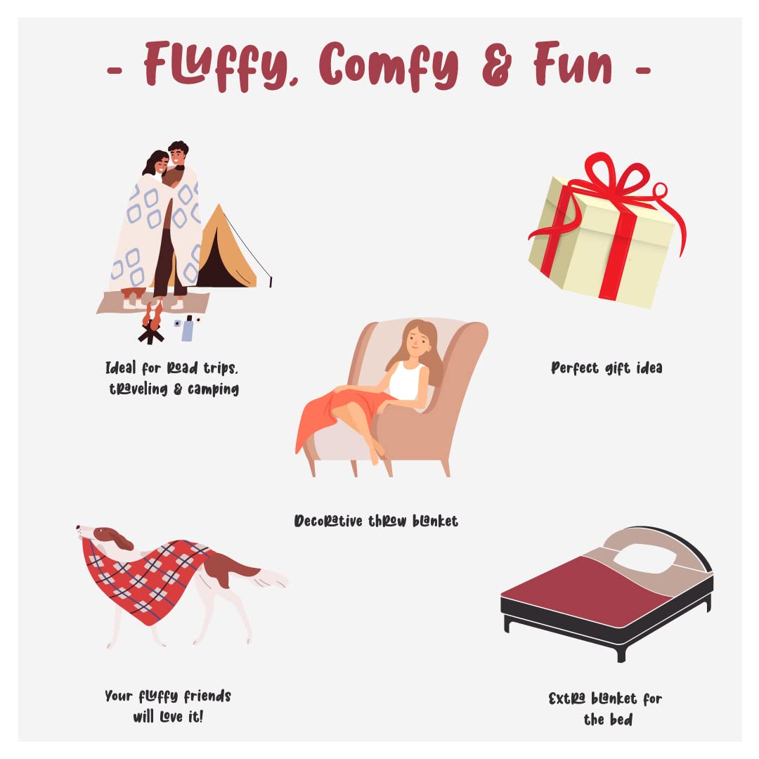 Ambesonne Butterfly Fleece Throw Blanket - 50