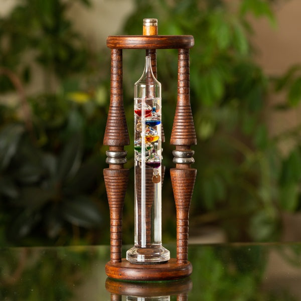 Vintage Bobbin Thermometer - Antique Style Temperature Gauge for Home Decor, Sewing Room, and Crafting Spaces