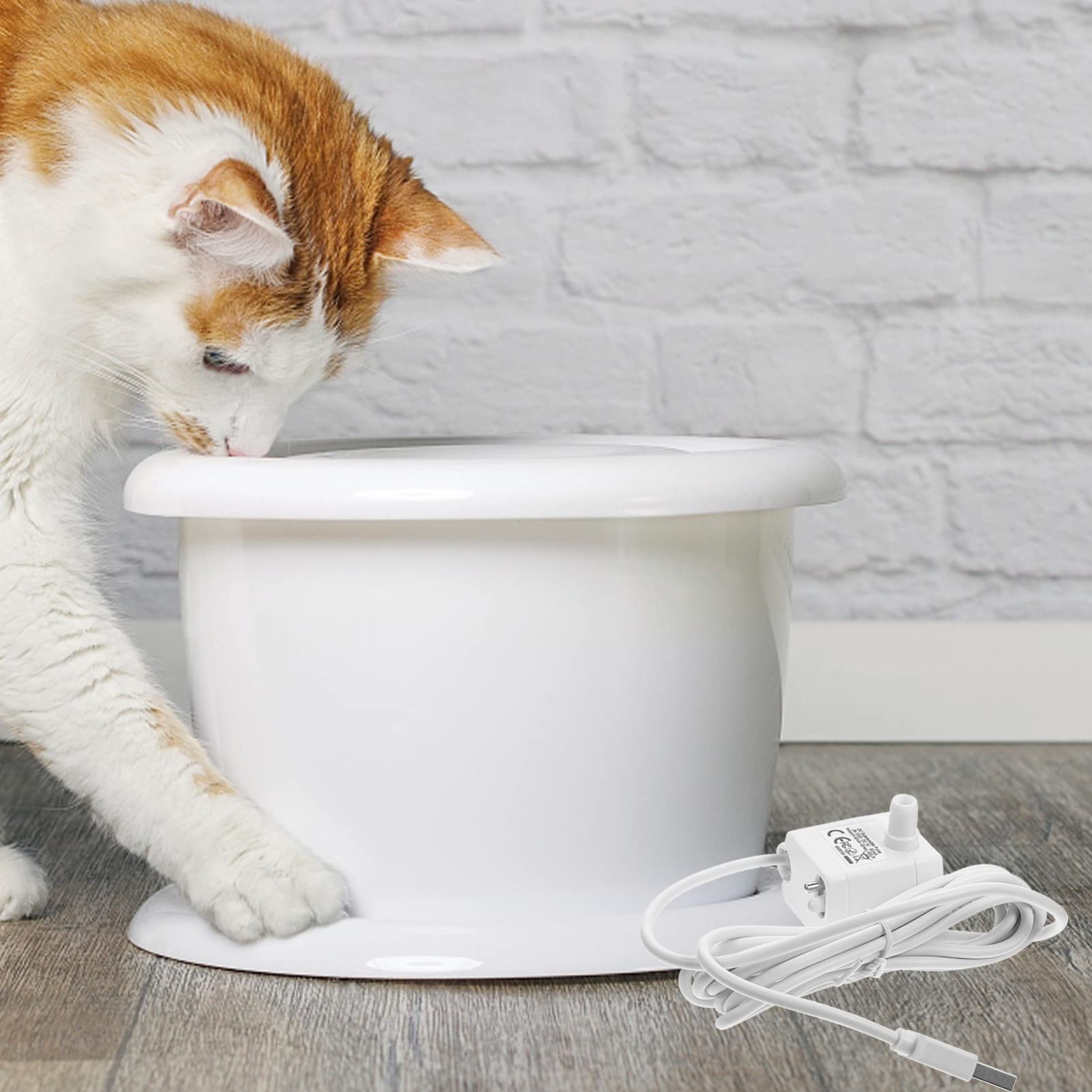 Quiet Pet Fountain Pump - Replacement for Cat Water Dispenser - Prevent Dry Burning
