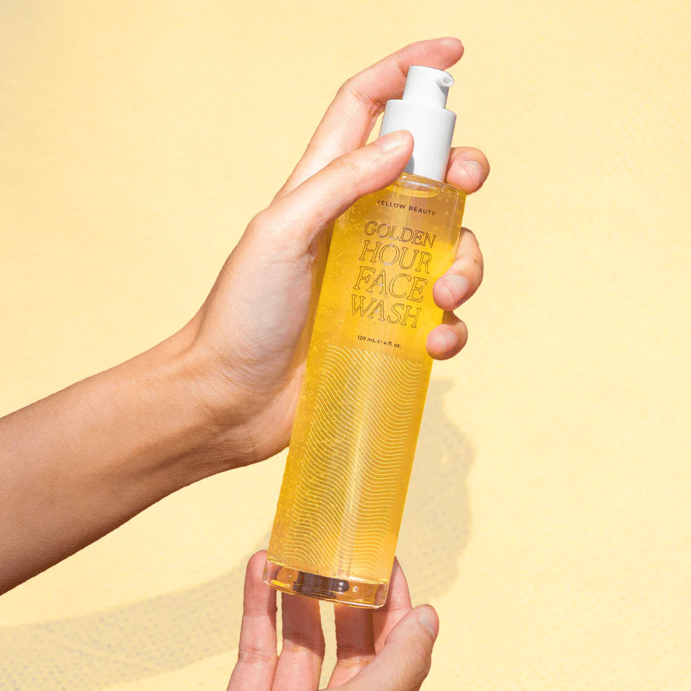 Golden Hour Face Wash - Gentle Cleanser for All Skin Types | Morning & Night Skincare Routine