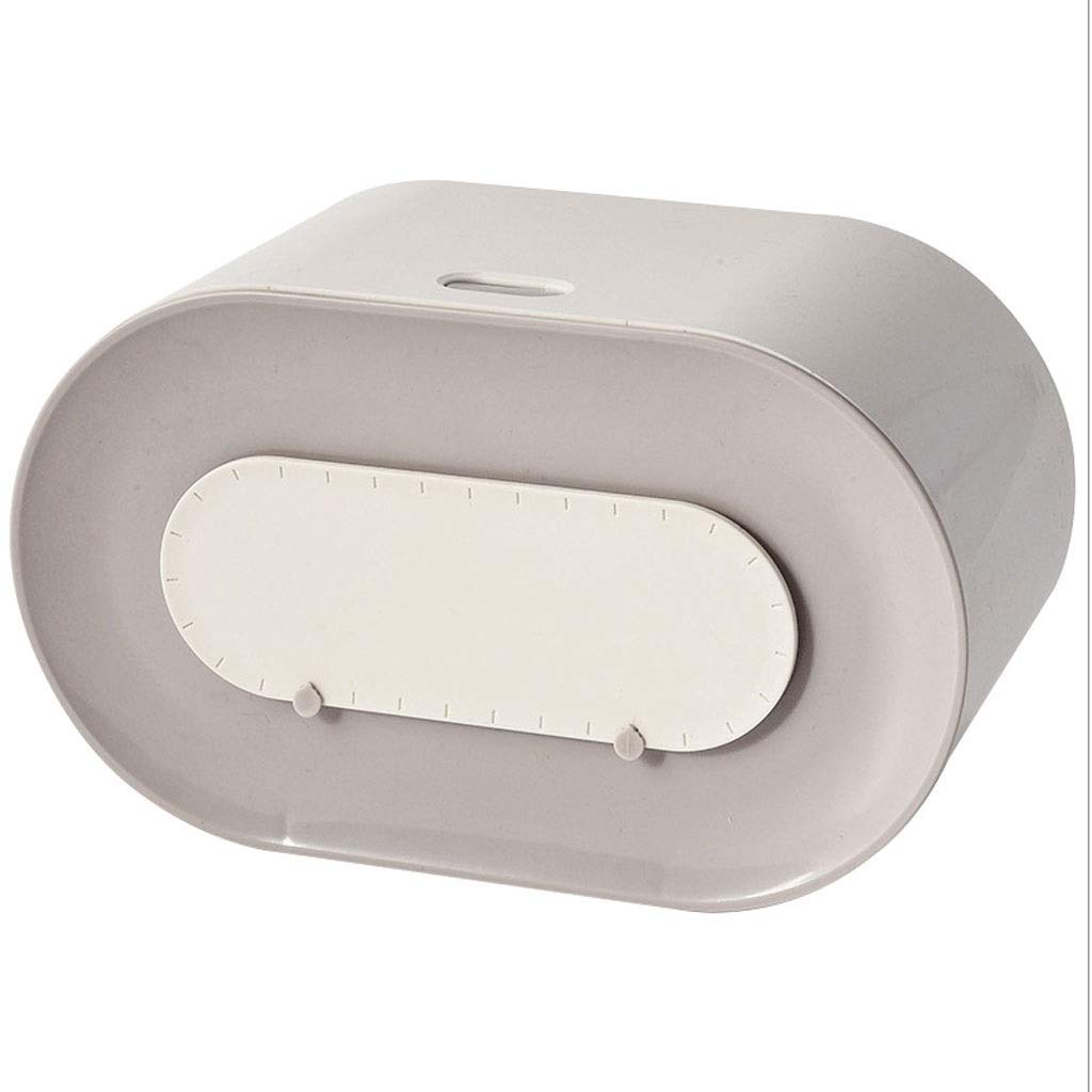 Creative Wall-Mounted Waterproof Toilet Paper Holder & Towel Rack - Space-Saving Bathroom Storage Solution (Gray) | Perfect for Small Bathrooms, RVs & Modern Home Decor