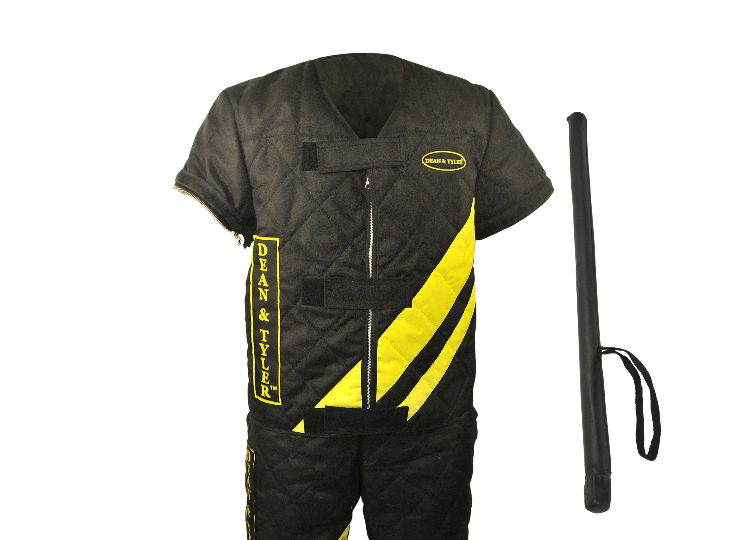 Dean & Tyler 2-Piece Professional Dog Training Bundle - XL Scratch Jacket & Agitation Stick for Large Breed Dogs | Perfect for Police K9, Protection & Obedience Training