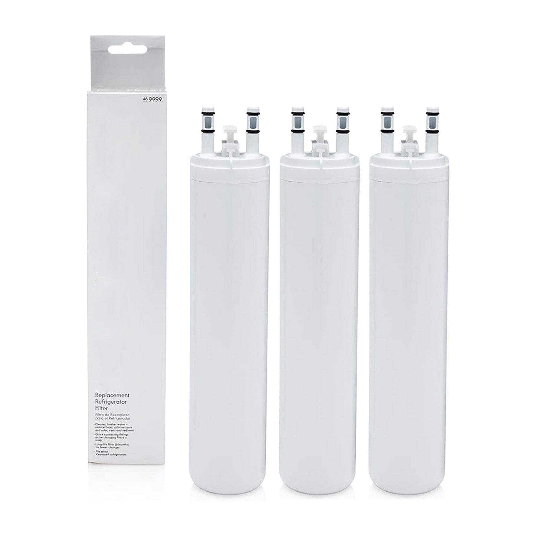 Blue Ripple Replacement Water Filter for Kenmore 9999, 46 9999, 469999 Refrigerator - 3 Pack - Clean & Safe Drinking Water for Home & Office