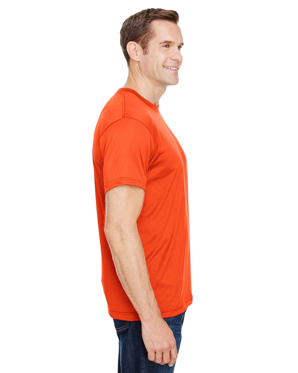 Bayside BA5300 Unisex 4.5 oz. Performance T-Shirt - Moisture Wicking, Breathable Polyester Shirt for Men & Women - Perfect for Workouts, Gym, Running & Outdoor Activities