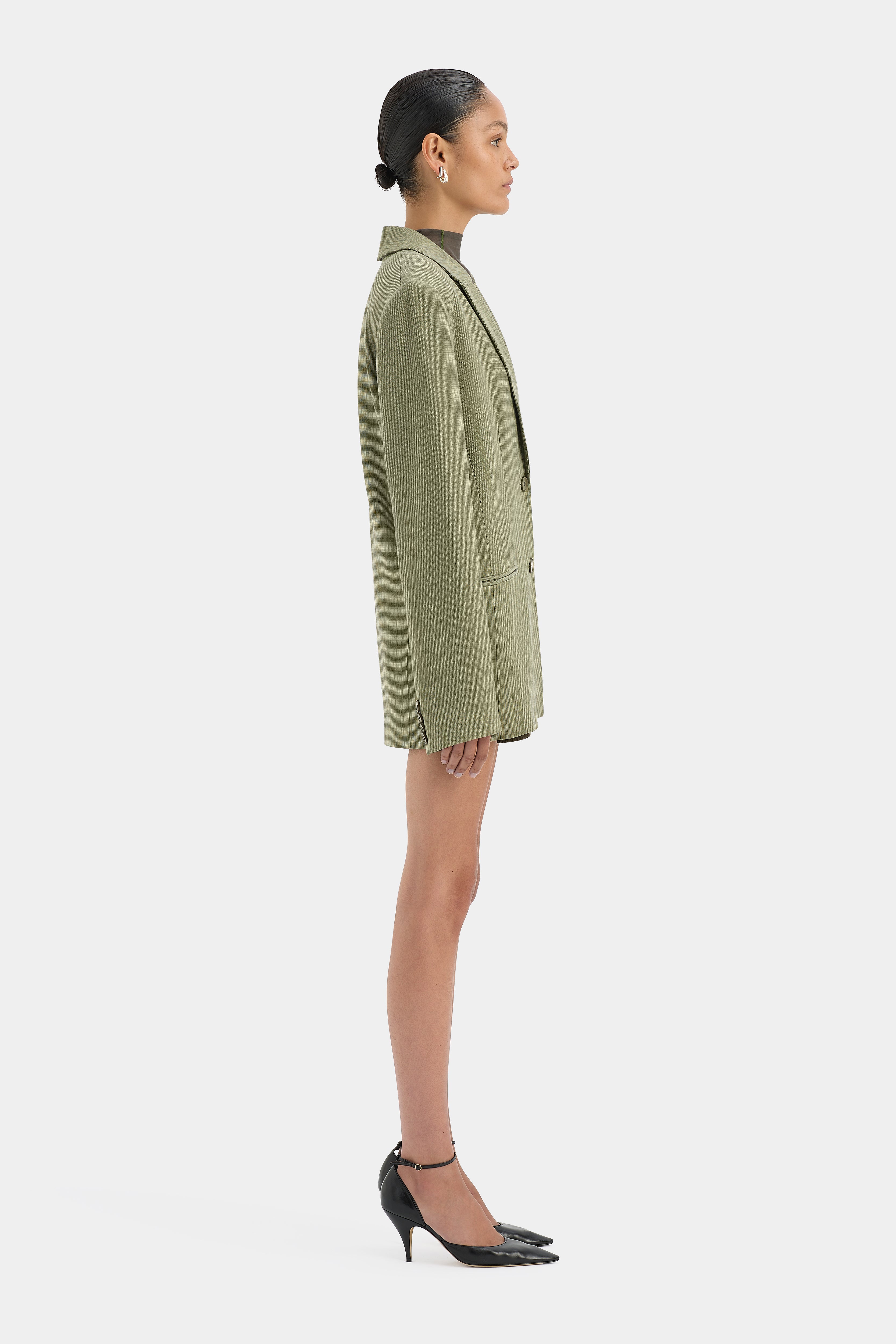 Evanthe Blazer Olive - Stylish Women's Casual Jacket for Work & Outfits | Perfect for Office, Travel & Everyday Wear