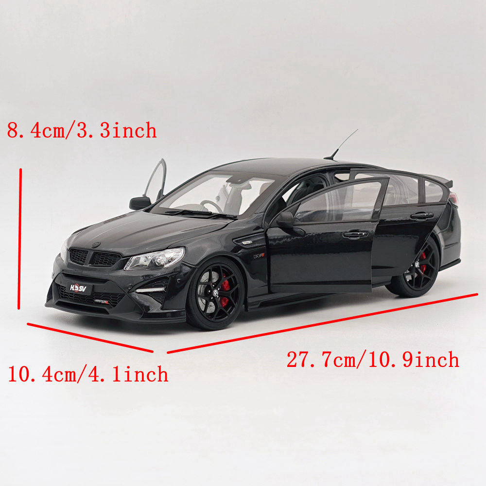1/18 Scale Holden HSV GTSR W1 PHANTOM B182817E Black Diecast Model Car - Limited Edition Collectible for Display & Racing Enthusiasts