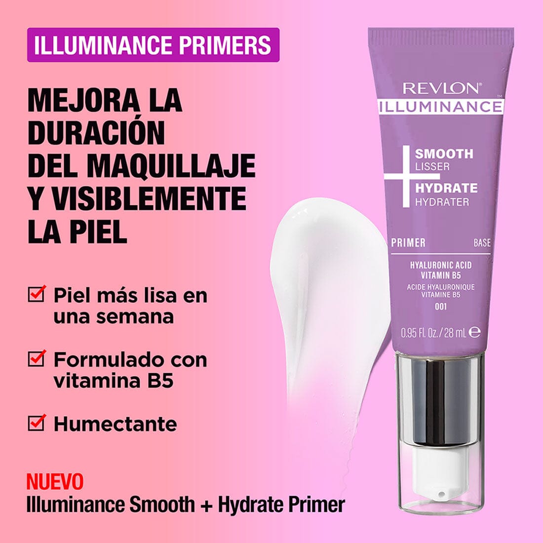 Revlon Illuminance Hydrating + Smoothing Face Primer - 28ml | Oil-Free Makeup Base for Flawless Makeup Application | Perfect for Daily Use & Special Occasions