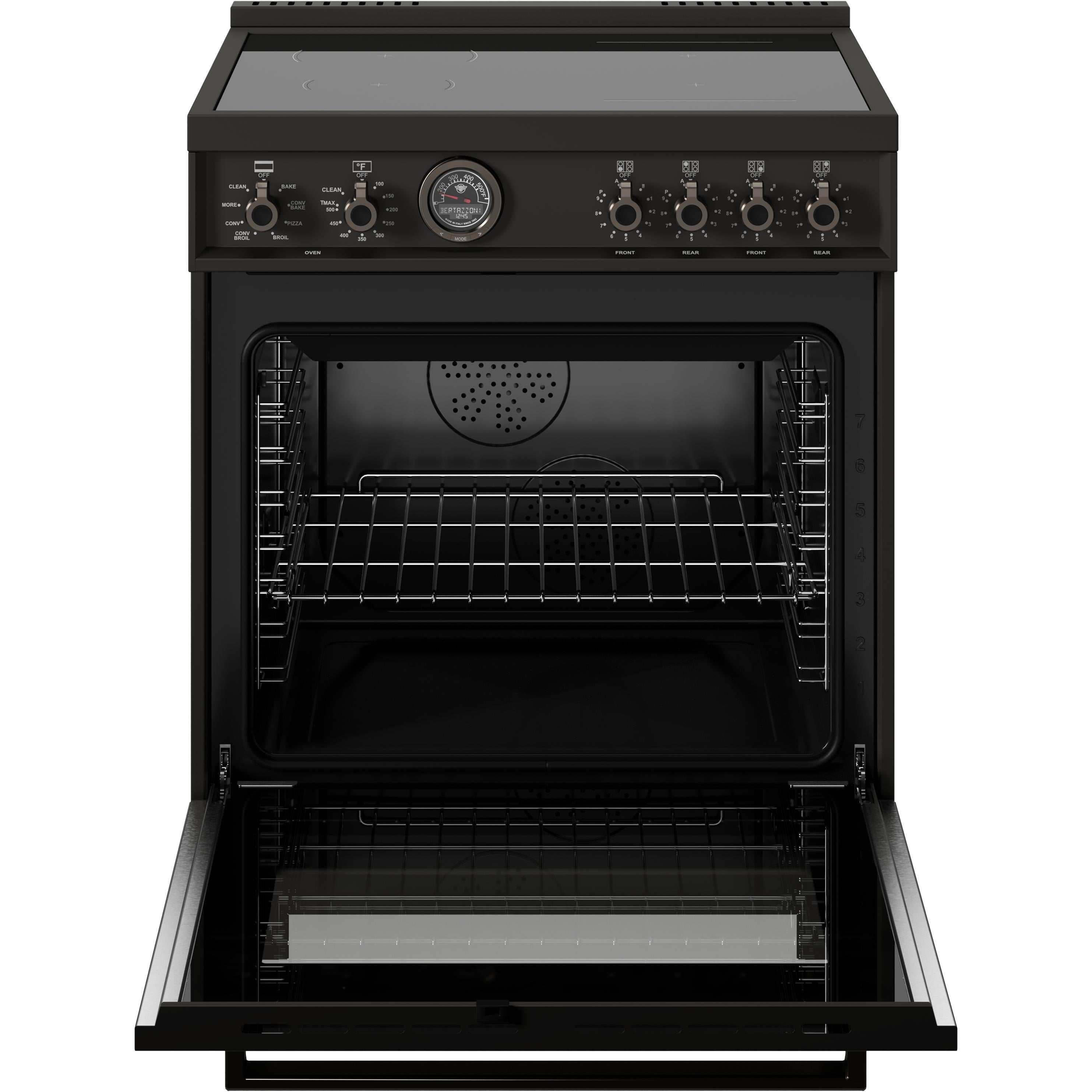 Bertazzoni PRO304IFEPCAT 30-Inch Freestanding Induction Range - Professional Stainless Steel Cooktop for Modern Kitchens | Perfect for Home Chefs & Gourmet Cooking