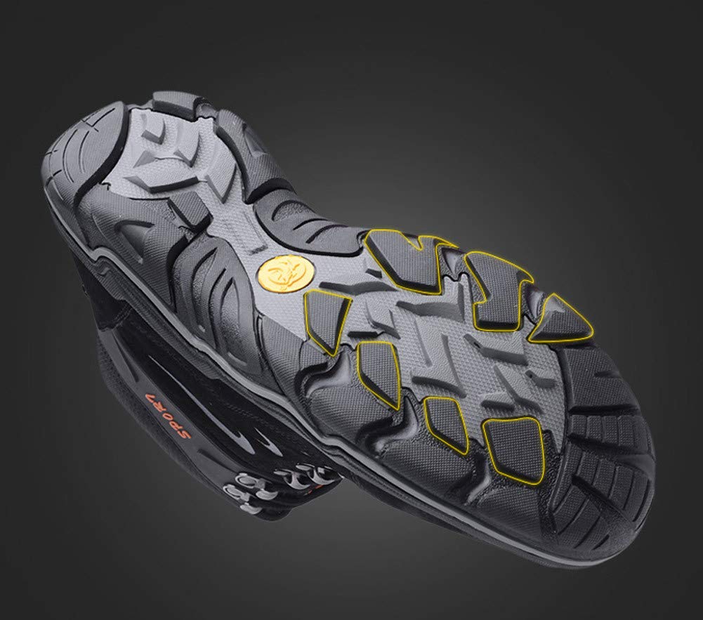 **Ailishabroy Men's High Top Winter Sneakers - Warm Waterproof Hiking & Climbing Shoes with Lace-Up Ankle Support - Perfect for Outdoor Adventures, Trail Running & Casual Wear**